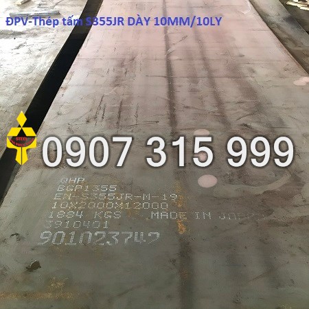 Thép tấm S355JR dày 10ly-10mm JAPAN-NIPPON STEEL